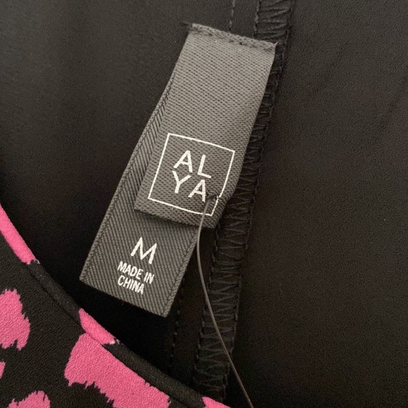 Pink black leopard print M dress from Francesca’s NWT - Picture 2 of 4